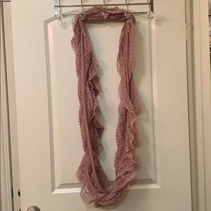Mauve infinity scarf